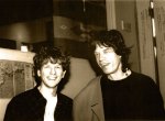 David Campbell and Mick Jagger